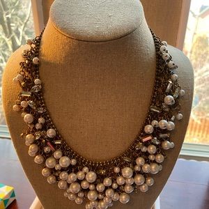 Stella&Dot Pearl and mesh choker